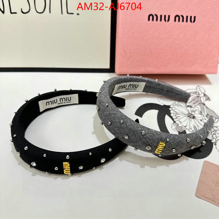 Hair band-MIU MIU we provide top cheap aaaaa ID: AJ6704 $: 32USD