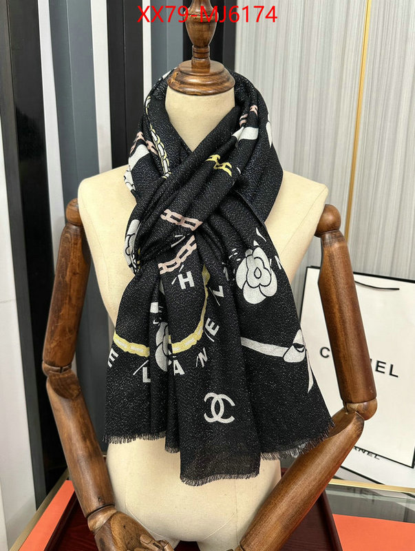 Scarf-Chanel at cheap price ID: MJ6174 $: 79USD