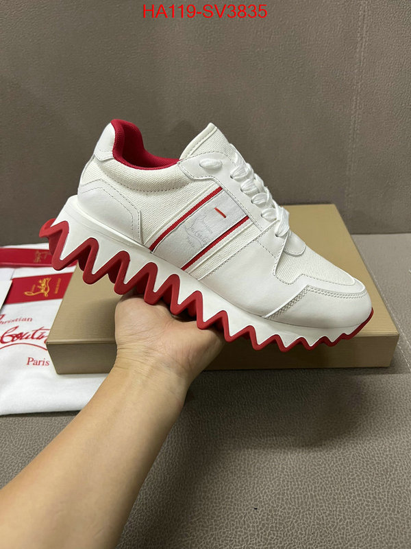 Men Shoes-Christian Louboutin 2024 perfect replica designer ID: SV3835 $: 119USD