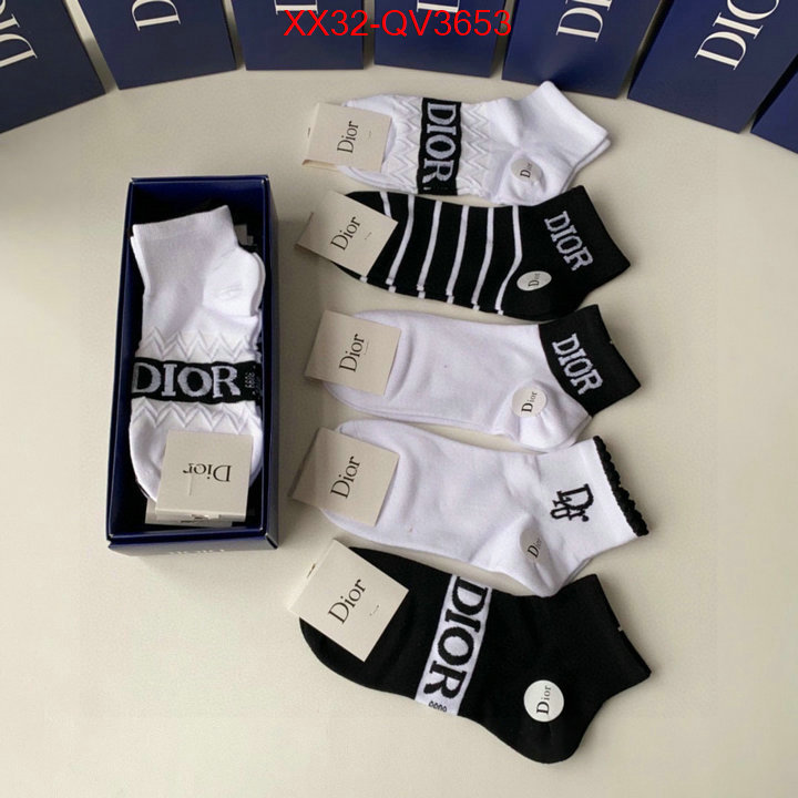 Sock-Dior where to buy replicas ID: QV3653 $: 32USD