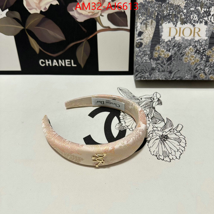 Hair band-Dior luxury fashion replica designers ID: AJ6613 $: 32USD