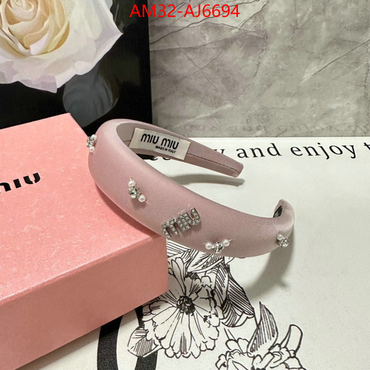 Hair band-MIU MIU new ID: AJ6694 $: 32USD