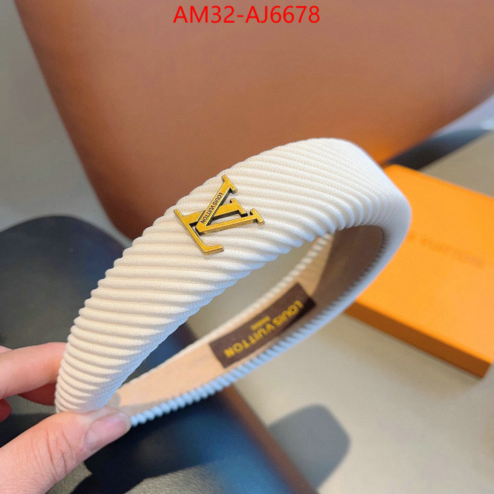 Hair band-LV sellers online ID: AJ6678 $: 32USD