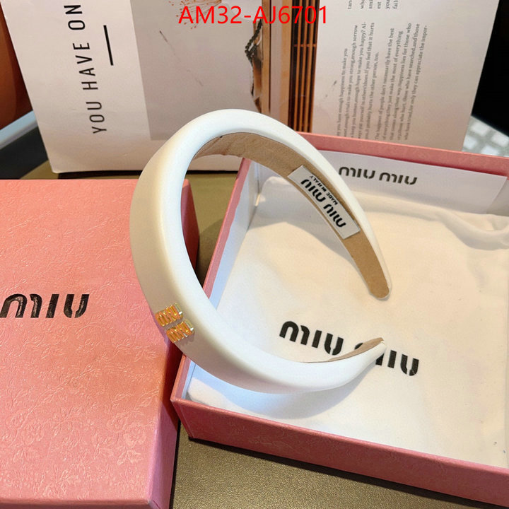 Hair band-MIU MIU wholesale designer shop ID: AJ6701 $: 32USD