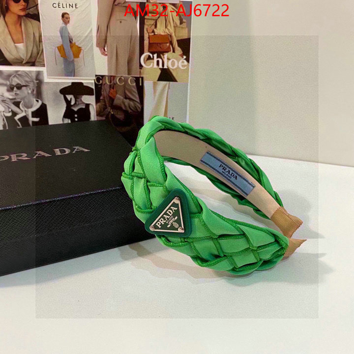 Hair band-Prada replcia cheap ID: AJ6722 $: 32USD