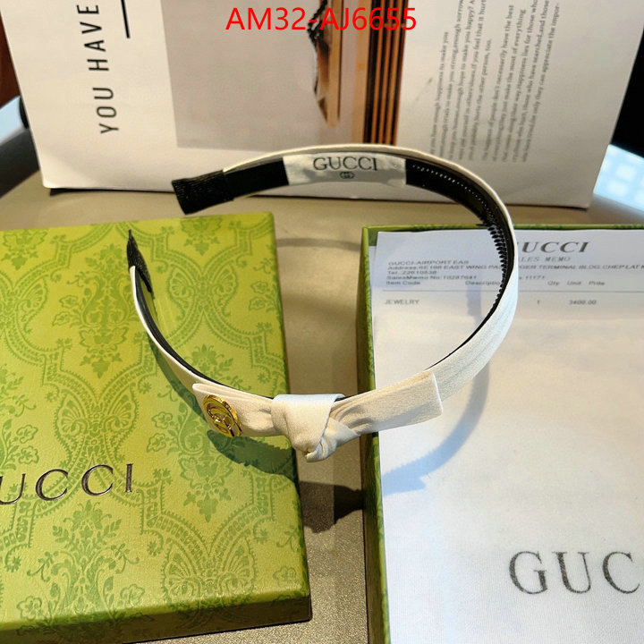 Hair band-Gucci 2024 aaaaa replica 1st copy ID: AJ6655 $: 32USD