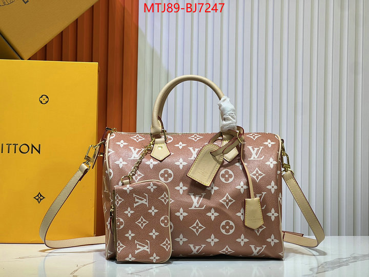 LV Bags(4A)-Speedy- aaaaa replica ID: BJ7247 $: 89USD,