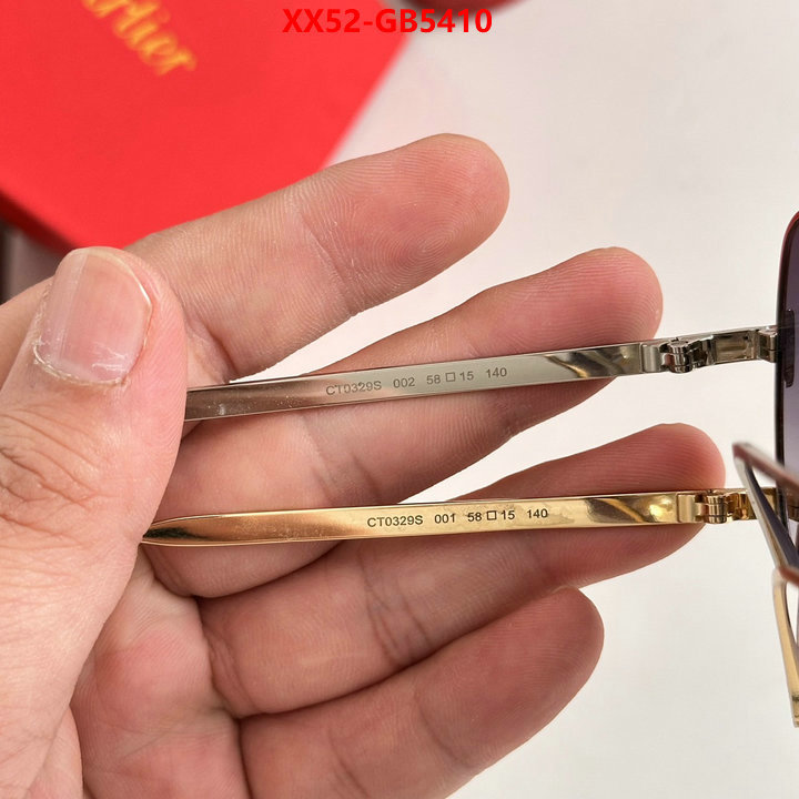 Glasses-Cartier shop cheap high quality 1:1 replica ID: GB5410 $: 52USD