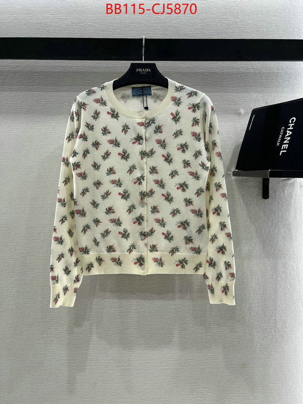 Clothing-Prada shop cheap high quality 1:1 replica ID: CJ5870 $: 115USD