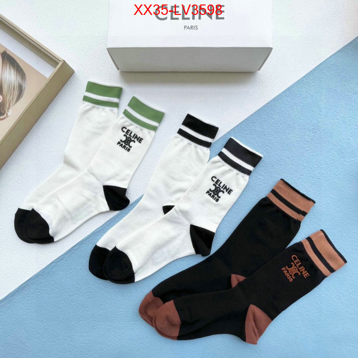 Sock-CELINE where to buy replicas ID: LV3598 $: 35USD