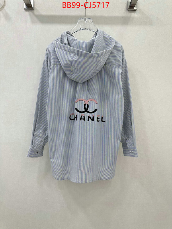 Clothing-Chanel what is a 1:1 replica ID: CJ5717 $: 99USD