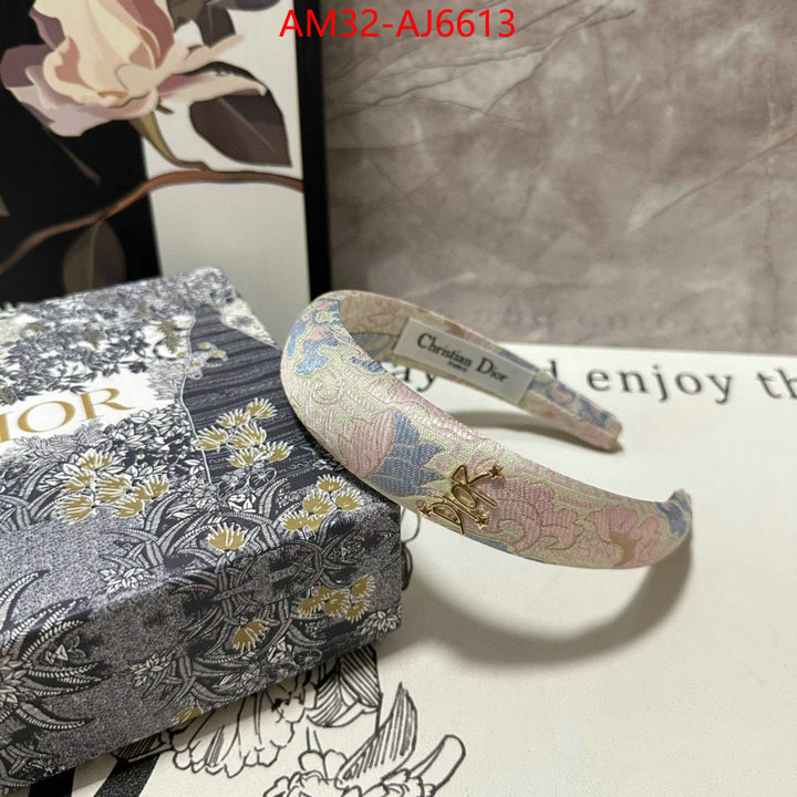 Hair band-Dior luxury fashion replica designers ID: AJ6613 $: 32USD