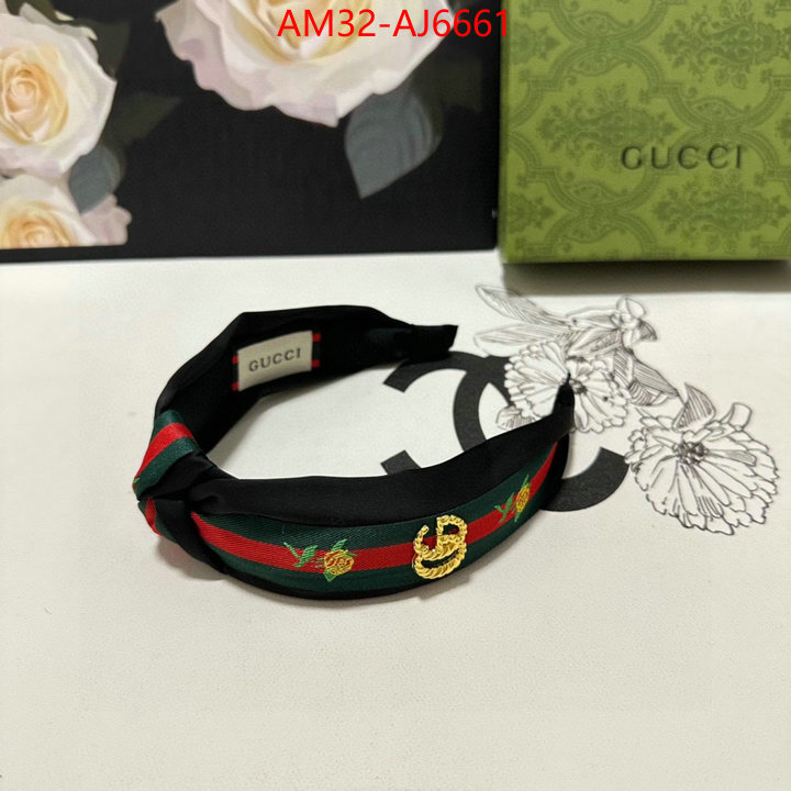 Hair band-Gucci shop cheap high quality 1:1 replica ID: AJ6661 $: 32USD