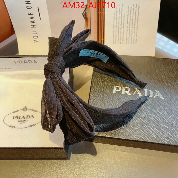 Hair band-Prada best designer replica ID: AJ6710 $: 32USD