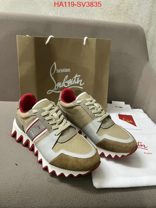 Men Shoes-Christian Louboutin 2024 perfect replica designer ID: SV3835 $: 119USD