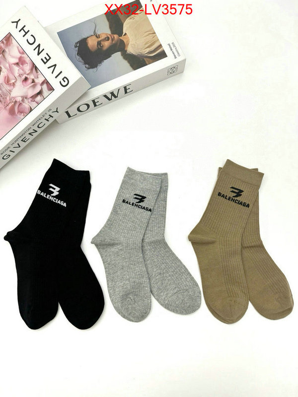 Sock-Balenciaga mirror copy luxury ID: LV3575 $: 32USD