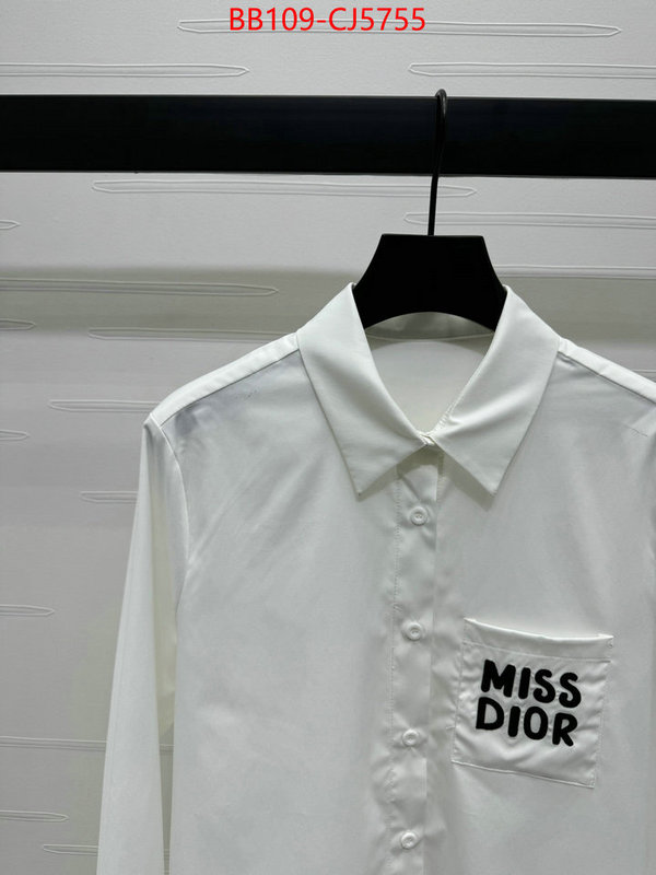 Clothing-Dior 2024 perfect replica designer ID: CJ5755 $: 109USD