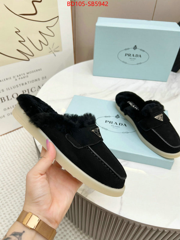 Women Shoes-Prada high quality replica designer ID: SB5942 $: 105USD