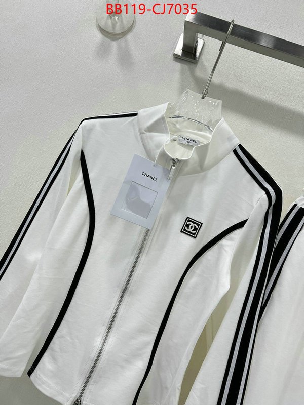 Clothing-Chanel buy aaaaa cheap ID: CJ7035 $: 119USD