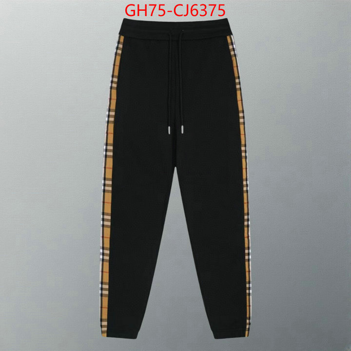 Clothing-Burberry what ID: CJ6375 $: 75USD