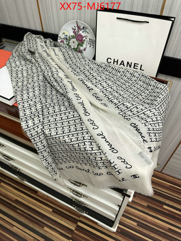 Scarf-Chanel shop designer replica ID: MJ6177 $: 75USD