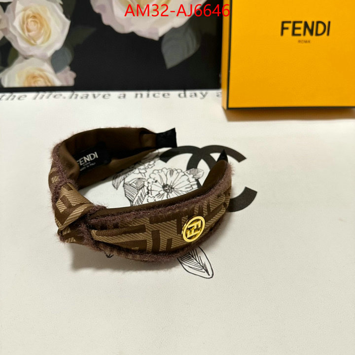 Hair band-Fendi top quality fake ID: AJ6646 $: 32USD