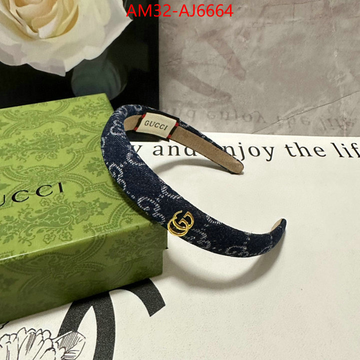 Hair band-Gucci fake high quality ID: AJ6664 $: 32USD