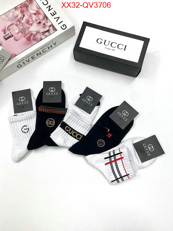 Sock-Gucci where to buy the best replica ID: QV3706 $: 32USD