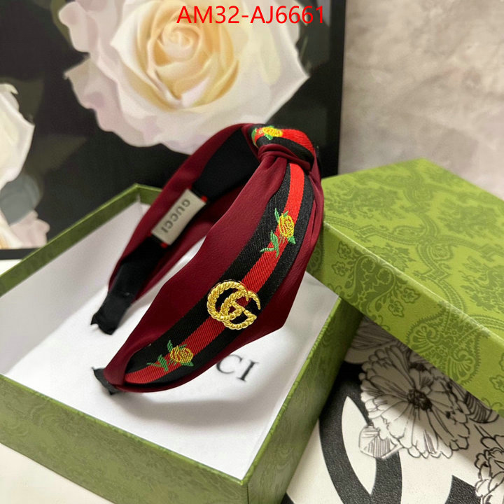 Hair band-Gucci shop cheap high quality 1:1 replica ID: AJ6661 $: 32USD