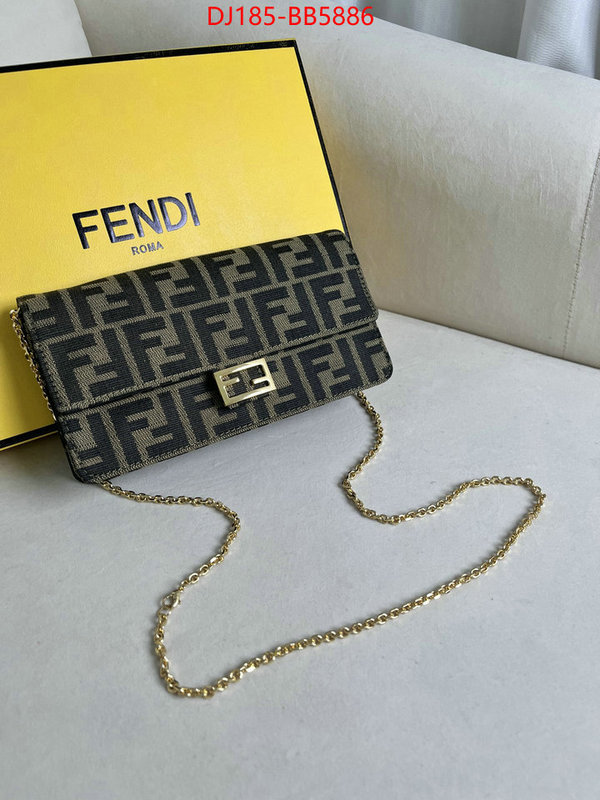 Fendi Bags(TOP)-Baguette 7 star replica ID: BB5886 $: 185USD,