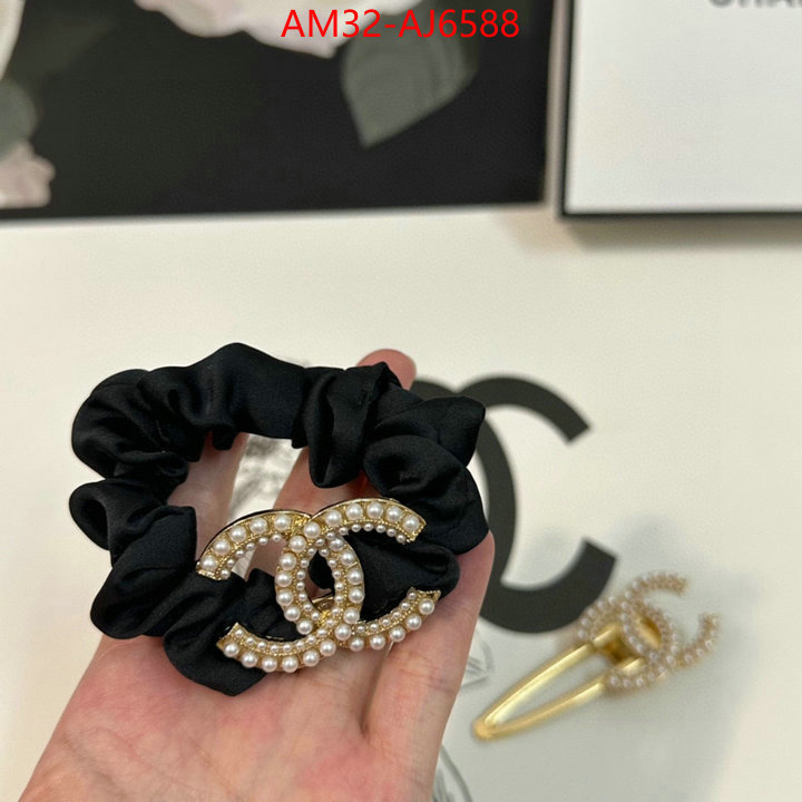 Hair band-Chanel how quality ID: AJ6588 $: 32USD