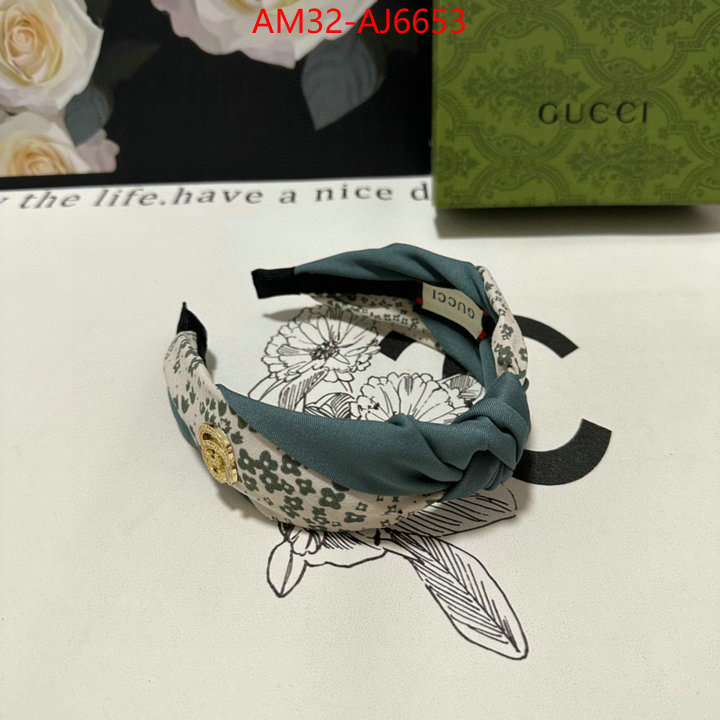 Hair band-Gucci how can i find replica ID: AJ6653 $: 32USD