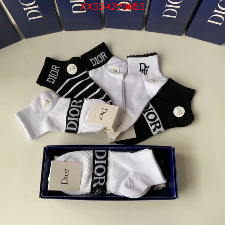 Sock-Dior where to buy replicas ID: QV3653 $: 32USD