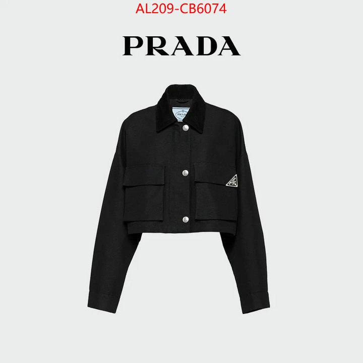 Down jacket Women-Prada best replica ID: CB6074 $: 209USD