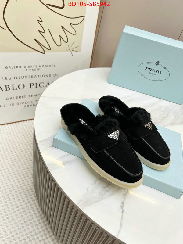 Women Shoes-Prada high quality replica designer ID: SB5942 $: 105USD