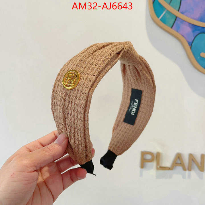 Hair band-Fendi best website for replica ID: AJ6643 $: 32USD