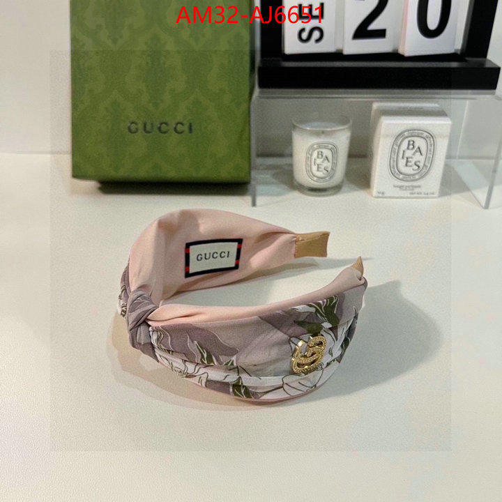 Hair band-Gucci designer replica ID: AJ6651 $: 32USD