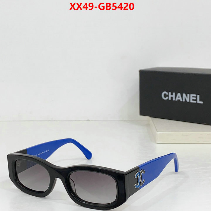 Glasses-Chanel perfect quality designer replica ID: GB5420 $: 49USD