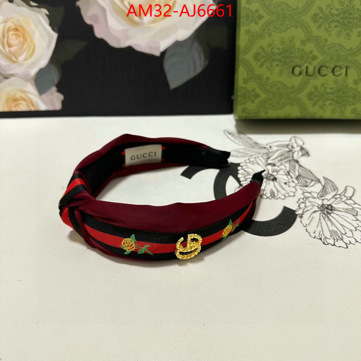 Hair band-Gucci shop cheap high quality 1:1 replica ID: AJ6661 $: 32USD