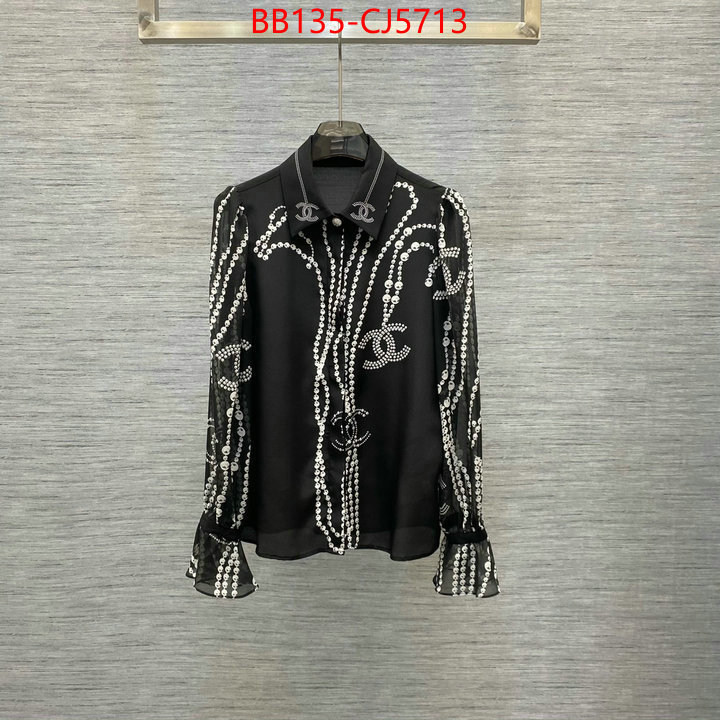 Clothing-Chanel fake cheap best online ID: CJ5713 $: 135USD