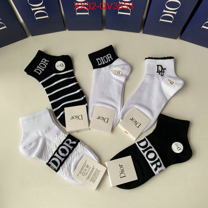 Sock-Dior where to buy replicas ID: QV3653 $: 32USD