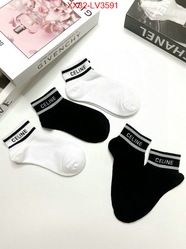 Sock-CELINE high quality designer ID: LV3591 $: 32USD