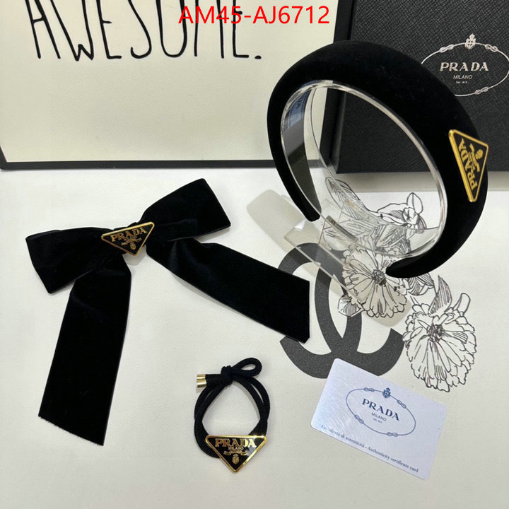 Hair band-Prada online sale ID: AJ6712 $: 45USD