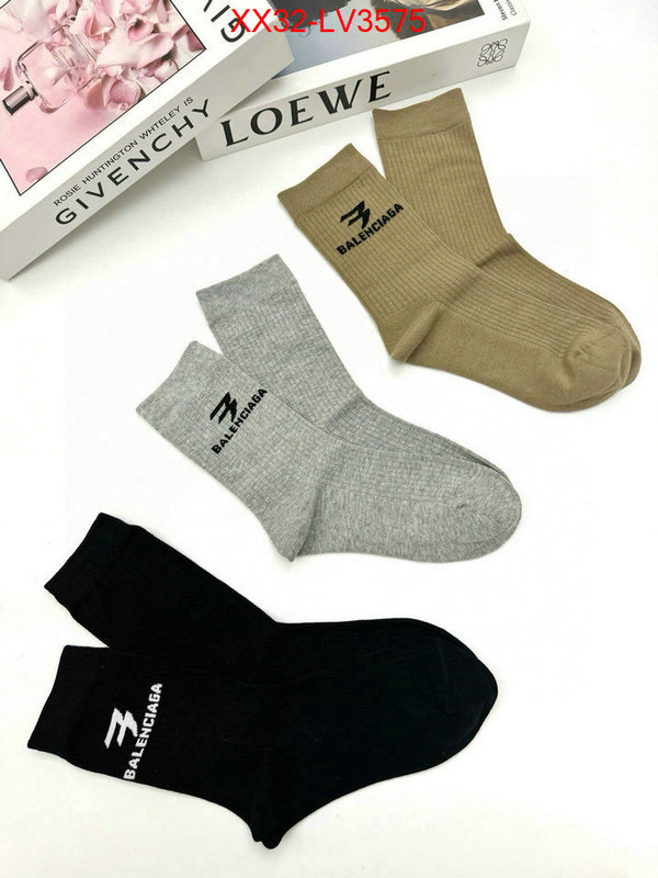 Sock-Balenciaga mirror copy luxury ID: LV3575 $: 32USD