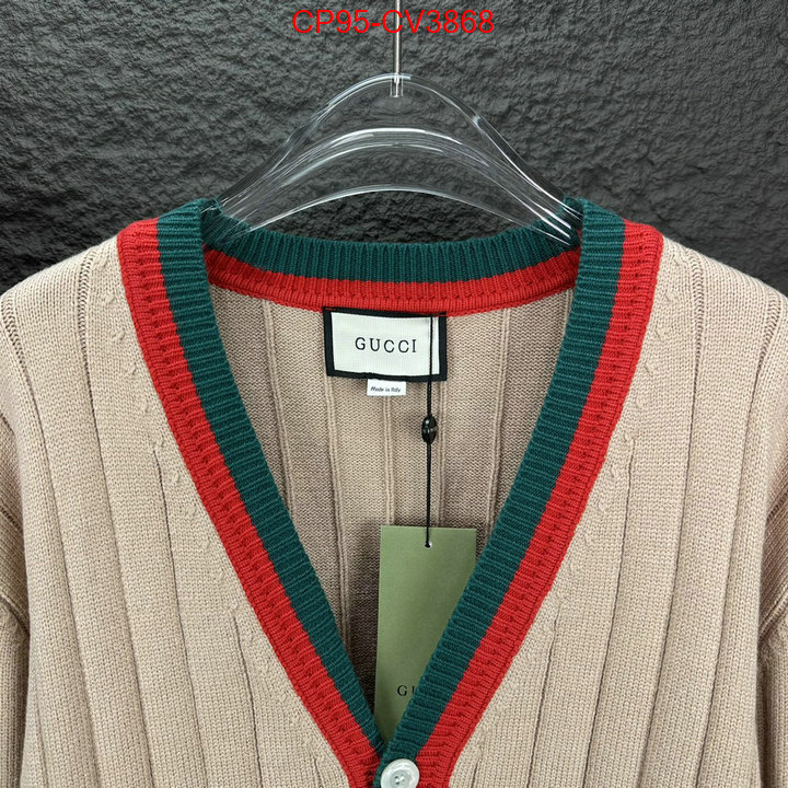 Clothing-Gucci what's best ID: CV3868 $: 95USD