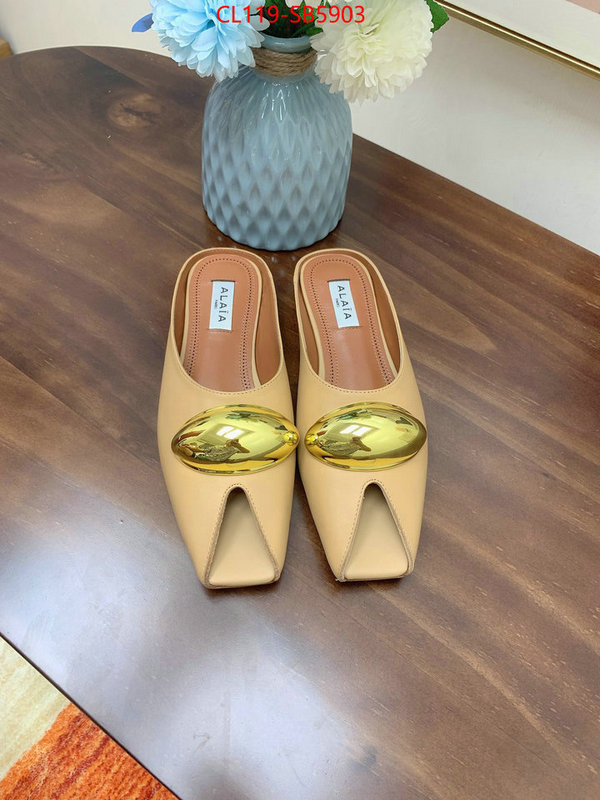 Women Shoes-ALAIA knockoff highest quality ID: SB5903 $: 119USD