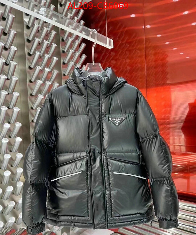 Down jacket Women-Prada replica designer ID: CB6069 $: 209USD