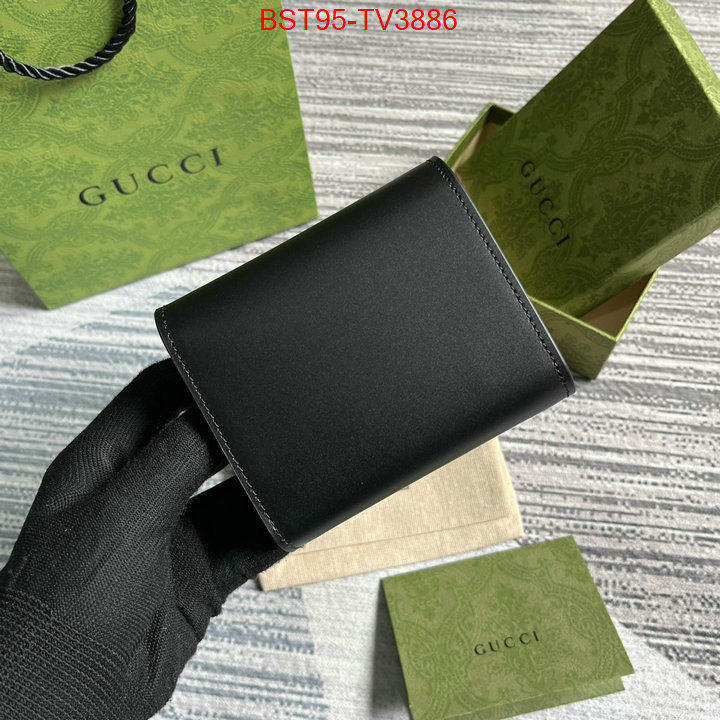 Gucci Bags(TOP)-Wallet- fake designer ID: TV3886 $: 95USD,