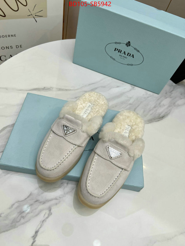 Women Shoes-Prada high quality replica designer ID: SB5942 $: 105USD