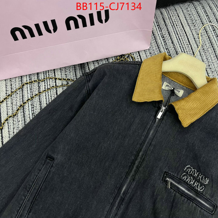 Clothing-MIU MIU brand designer replica ID: CJ7134 $: 115USD